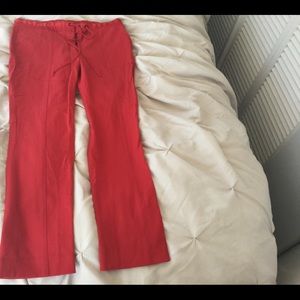 Fun red pants